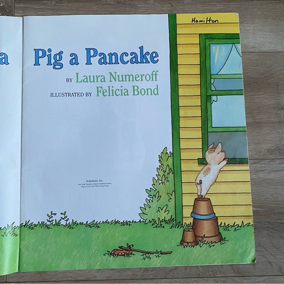 Vintage If you give a pig a pancake big book 17” by Laura Numeroff Scholastic - Picture 5 of 12